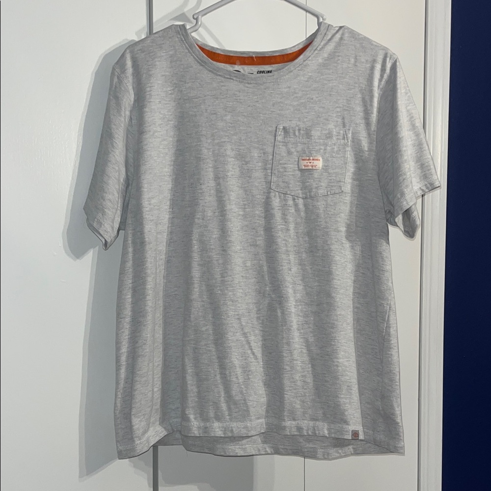 Dickies Light Gray Short Sleeve Pocket Tee